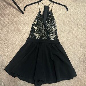 Lace dress / romper small semi formal comfy